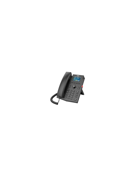 Fanvil X303P teléfono IP Negro 4 líneas LCD