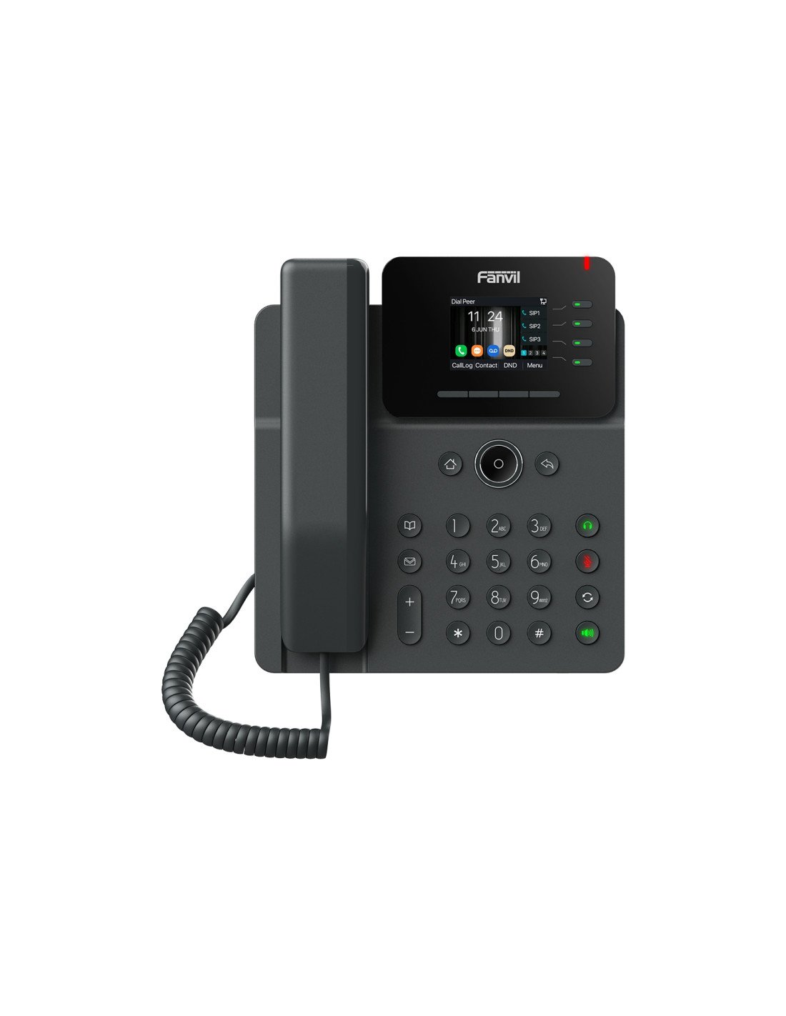 Fanvil V61W teléfono IP Negro 4 líneas LCD Wifi