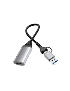 Equip 133498 Adaptador gráfico USB 1920 x 1080 Pixeles Gris