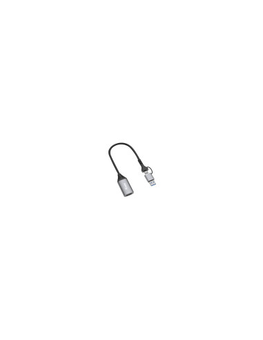 Equip 133498 Adaptador gráfico USB 1920 x 1080 Pixeles Gris
