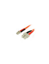 StarTech.com Cable Patch de Fibra Duplex Multimodo 62,5/125 2m LC - SC Naranja