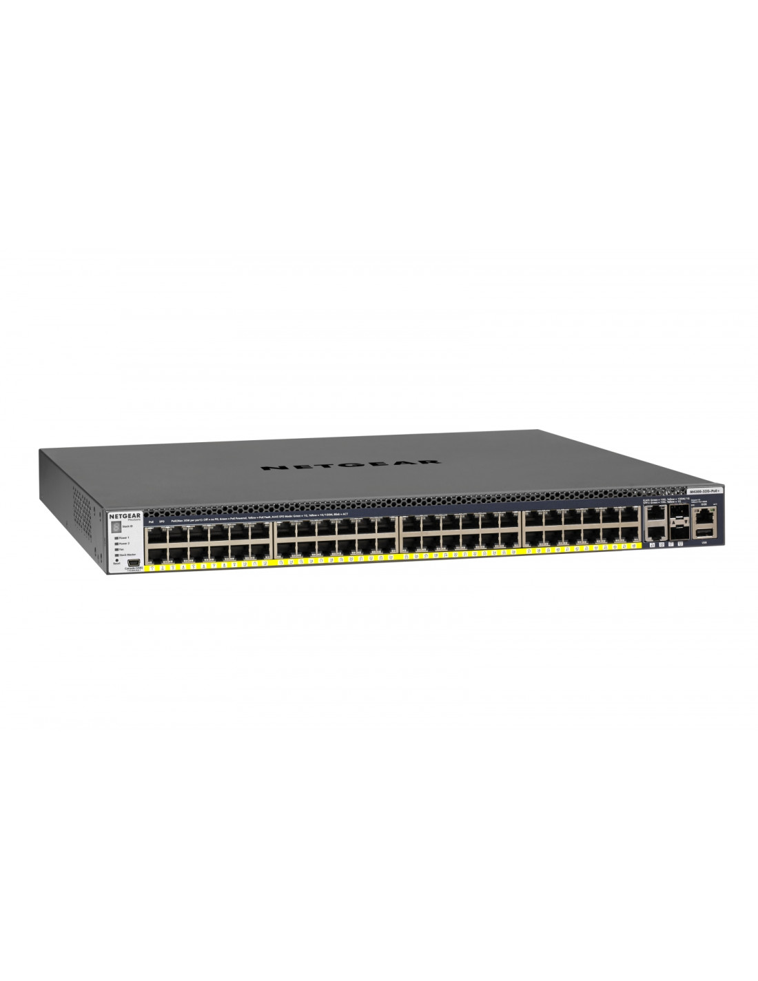 Netgear Gestionado L2/L3/L4 Gigabit Ethernet (10/100/1000) EnergÍ­a sobre Ethernet (PoE) 1U Negro
