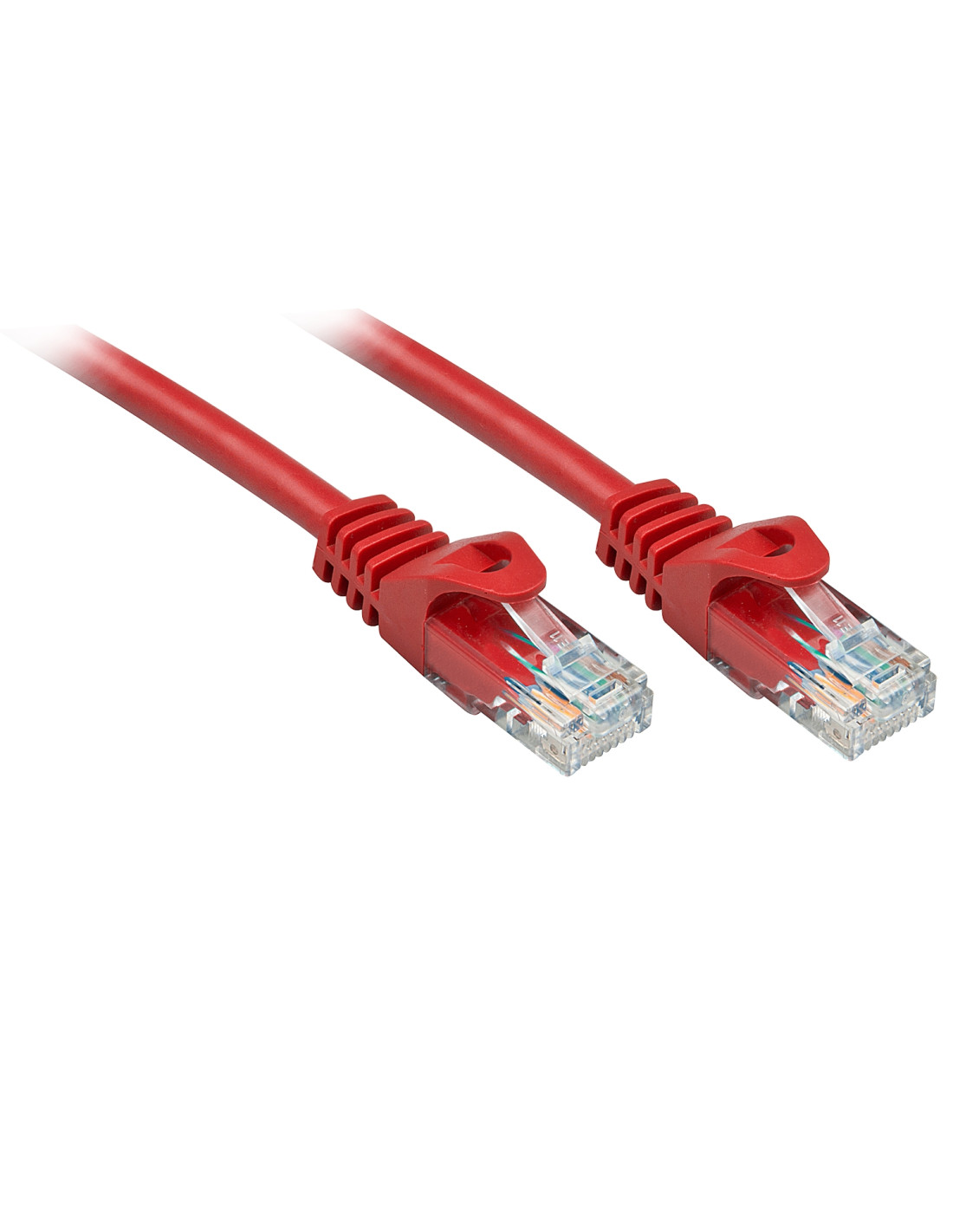 Lindy Rj45/Rj45 Cat6 3m cable de red Rojo U/UTP (UTP)