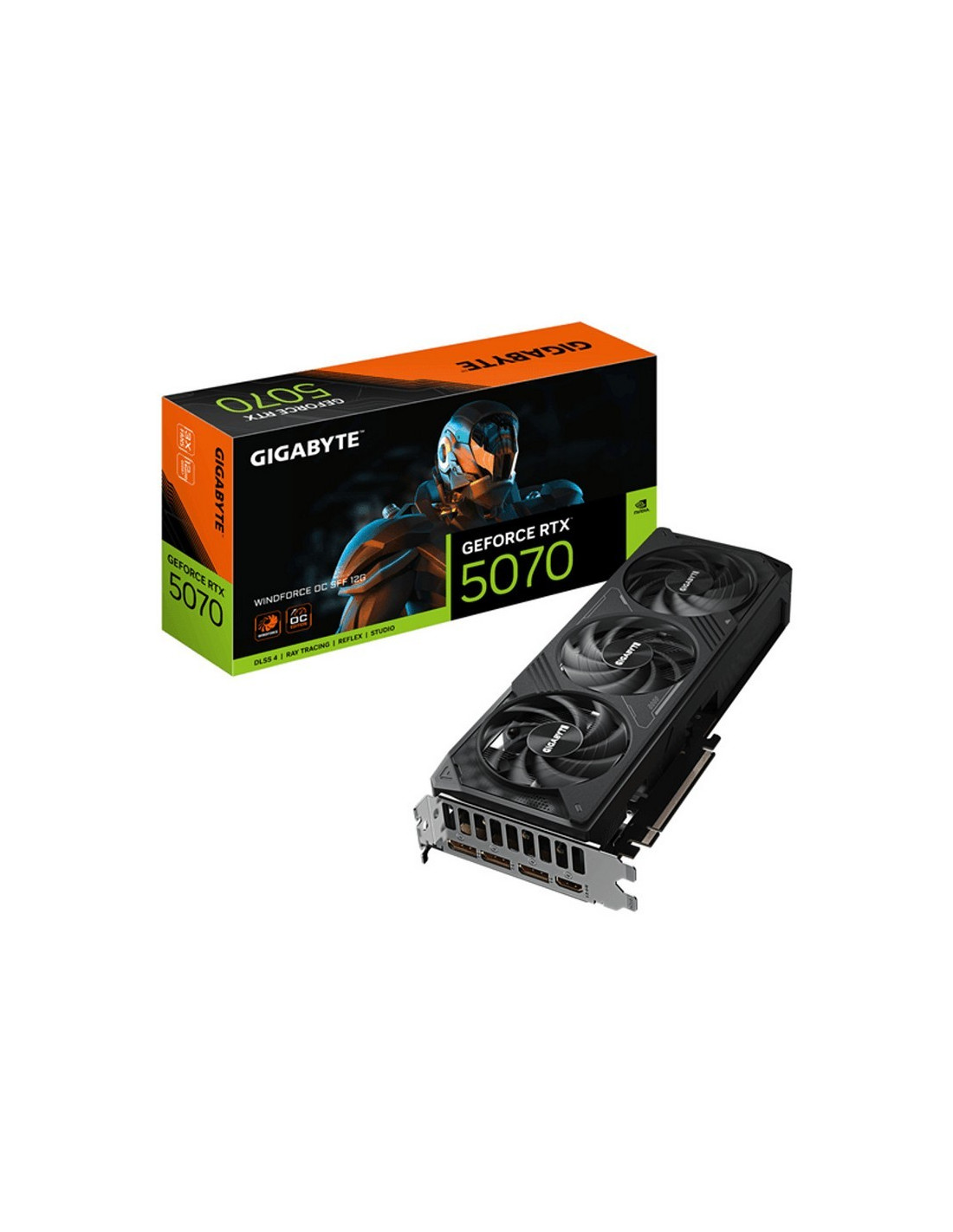 TARJETA DE VIDEO GIGABYTE RTX 5070 WINDFORCE SFF OC 12GB GDDR7