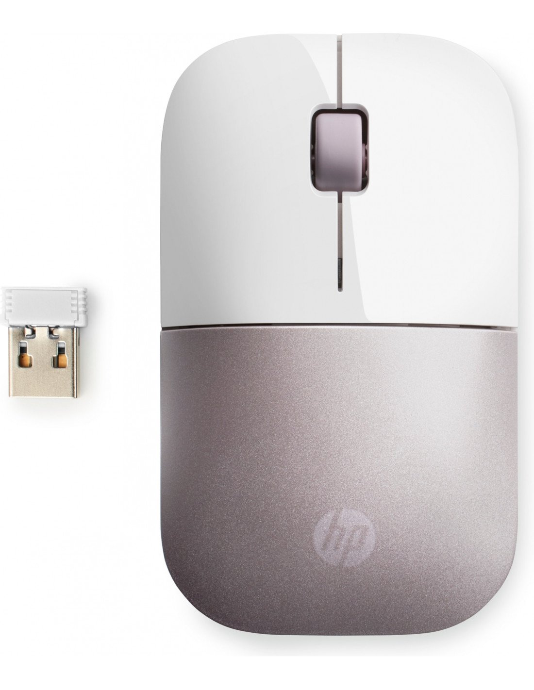 HP Ratón inalámbrico Z3700 (blanco/rosa)