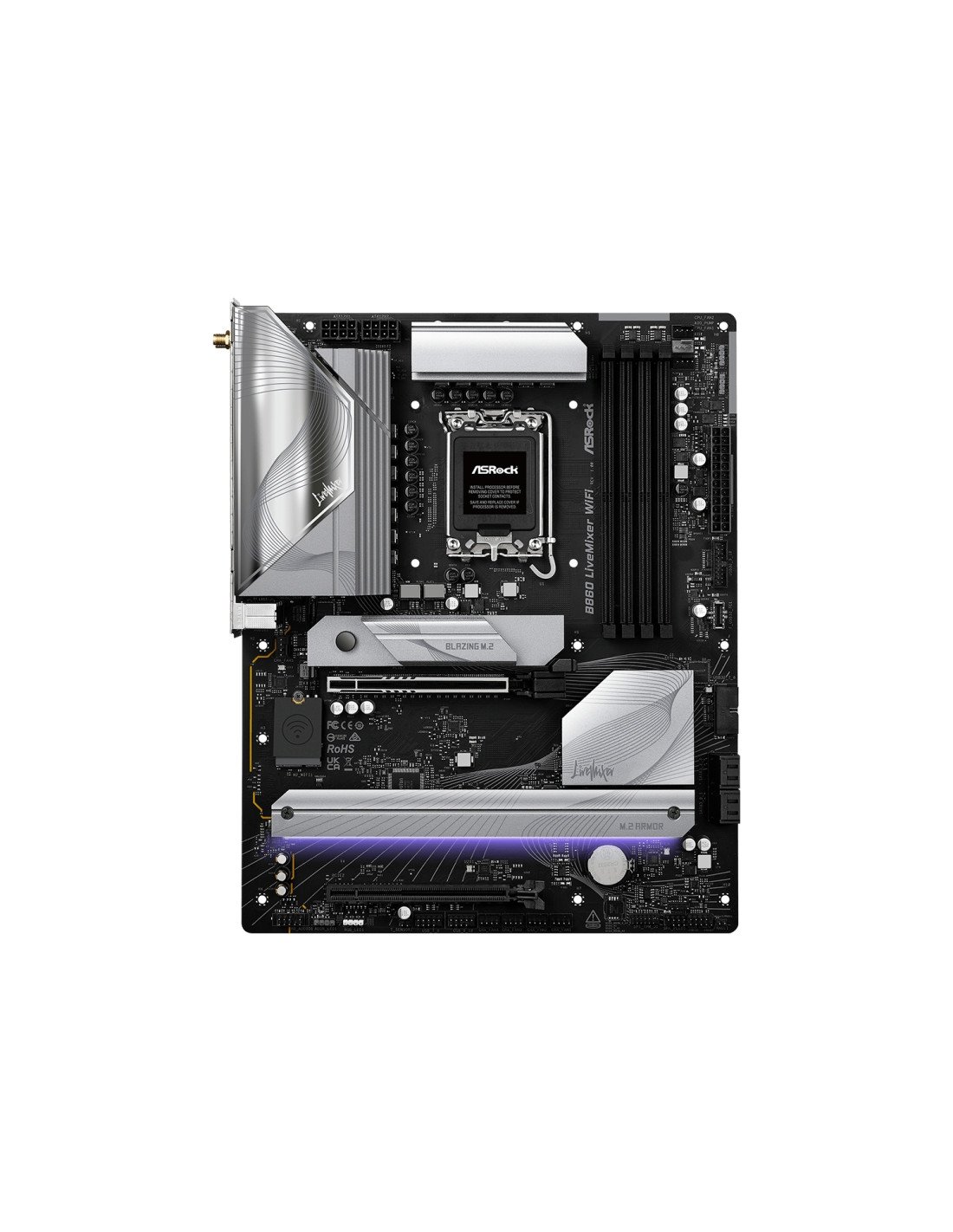 Asrock B860 LiveMixer WiFi Intel B860 LGA 1851 (Socket V1) ATX