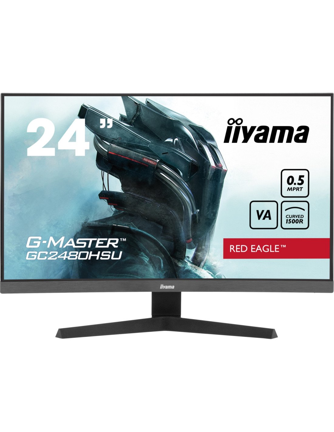 iiyama G-MASTER GC2480HSU-B1 pantalla para PC 61 cm (24") 1920 x 1080 Pixeles Full HD LED Negro