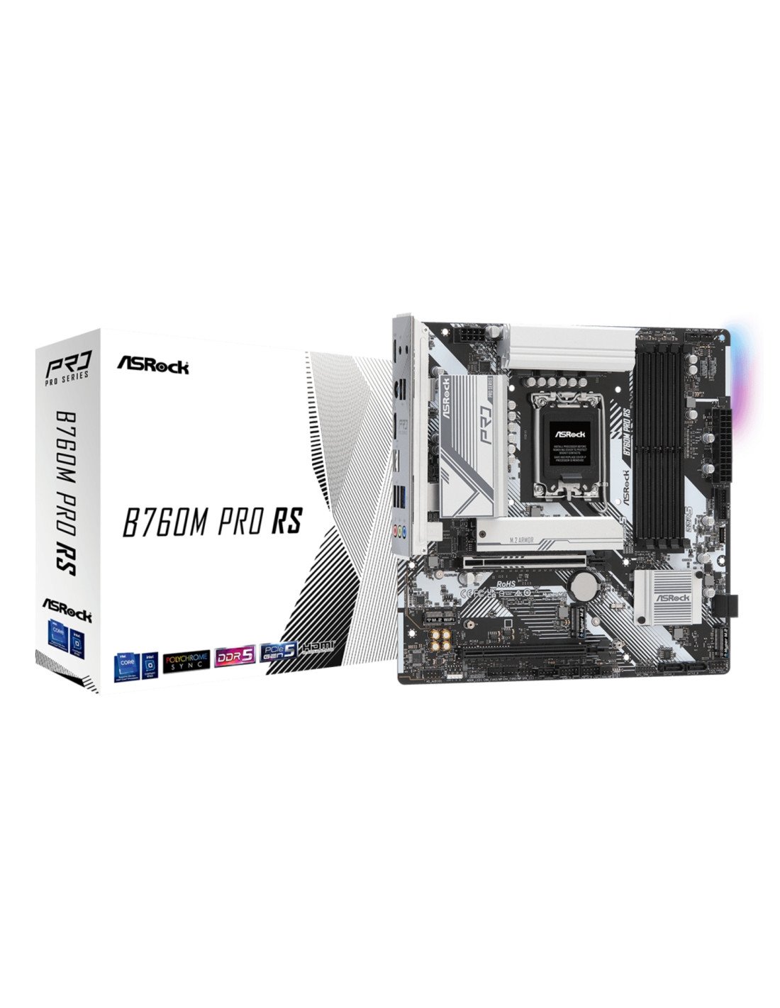 Asrock B760M Pro RS Intel B760 LGA 1700 micro ATX