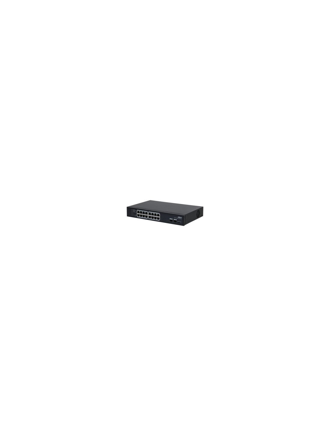 Dahua Technology PoE PFS3218-16GT-135 switch No administrado L2 Gigabit Ethernet (10/100/1000) Energía sobre Ethernet (PoE) Negr