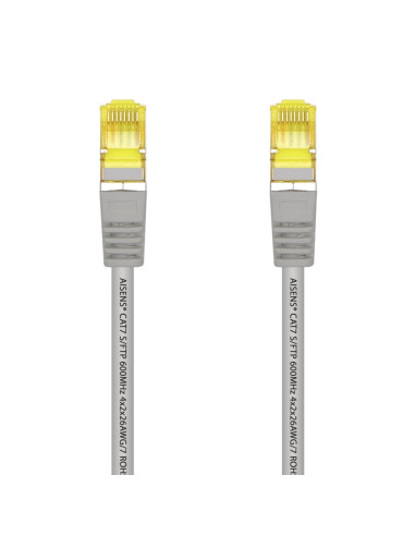 AISENS Cable De Red Latiguillo RJ45 LSZH Cat.7 600 MHz S/FTP PIMF