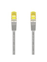 CABLE DE RED LATIGUILLO RJ45 CAT7 600MHz AWG26, BLANCO 1.0M