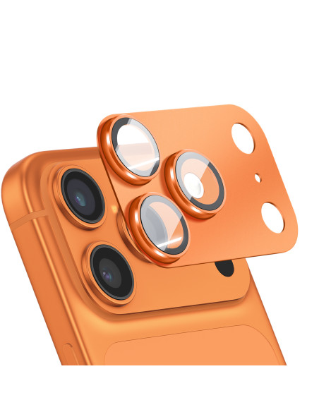 PROTECTOR CÁMARA IPHONE 17 PRO NARANJA