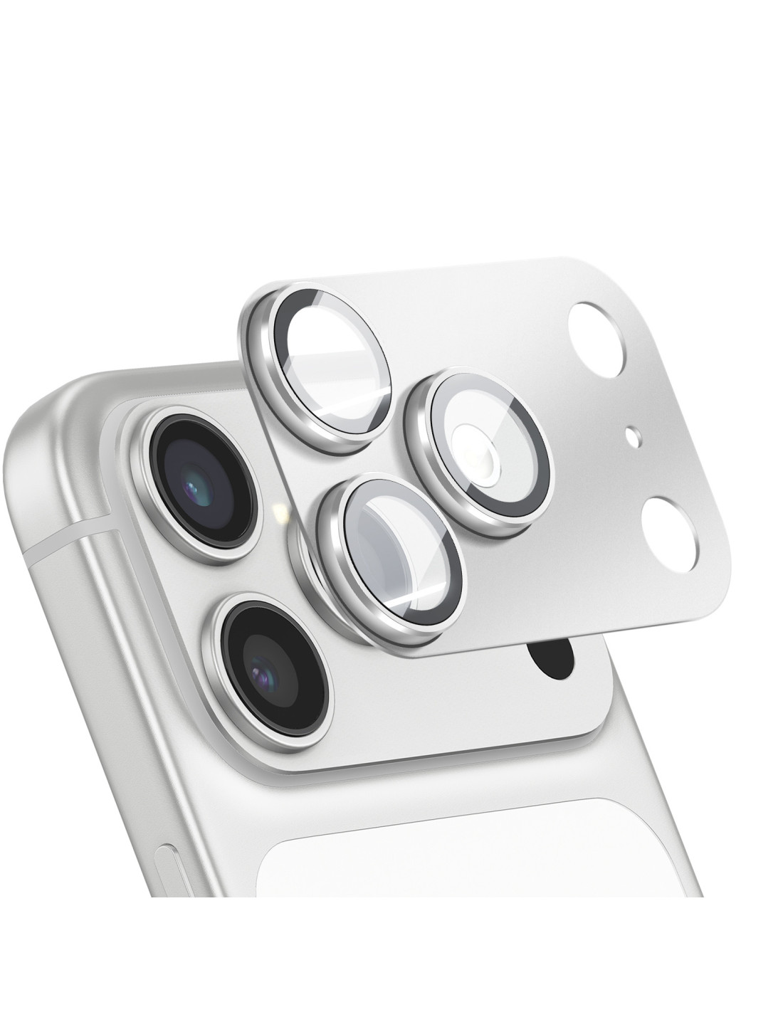 PROTECTOR CÁMARA IPHONE 17 PRO MAX PLATA