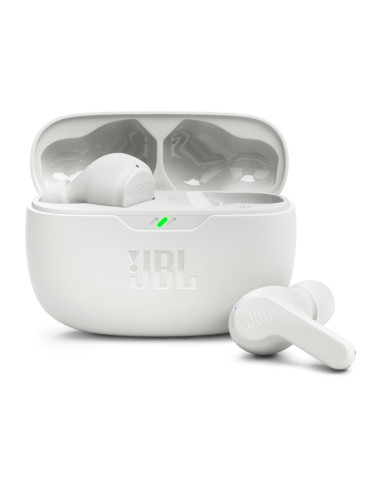 Auriculares JBL Bluetooth Wave Beam Blanco.