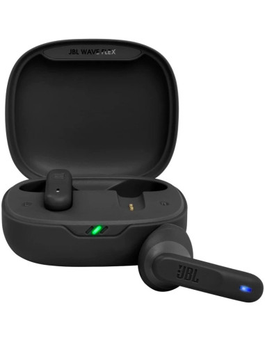 Auriculares JBL Bluetooth Wave Flex Negro.
