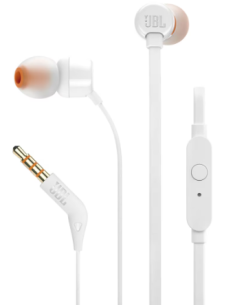Auricular JBL Tune 110 Blanco, Calidad.