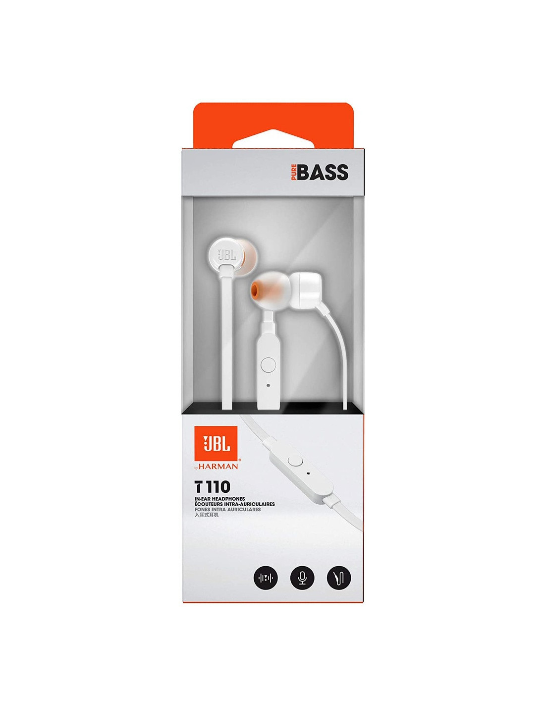 Auricular JBL Tune 110 Blanco, Calidad.