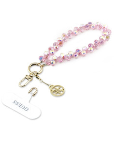 GUESS CORDÓN DE MANO CHARM CRYSTAL ROSA 2