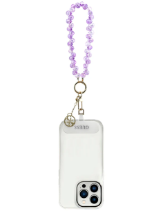 GUESS CORDÓN DE MANO CHARM CRYSTAL MORADO 2