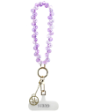 GUESS CORDÓN DE MANO CHARM CRYSTAL MORADO