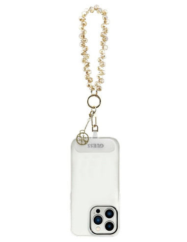 GUESS CORDÓN DE MANO CHARM CRYSTAL DORADO