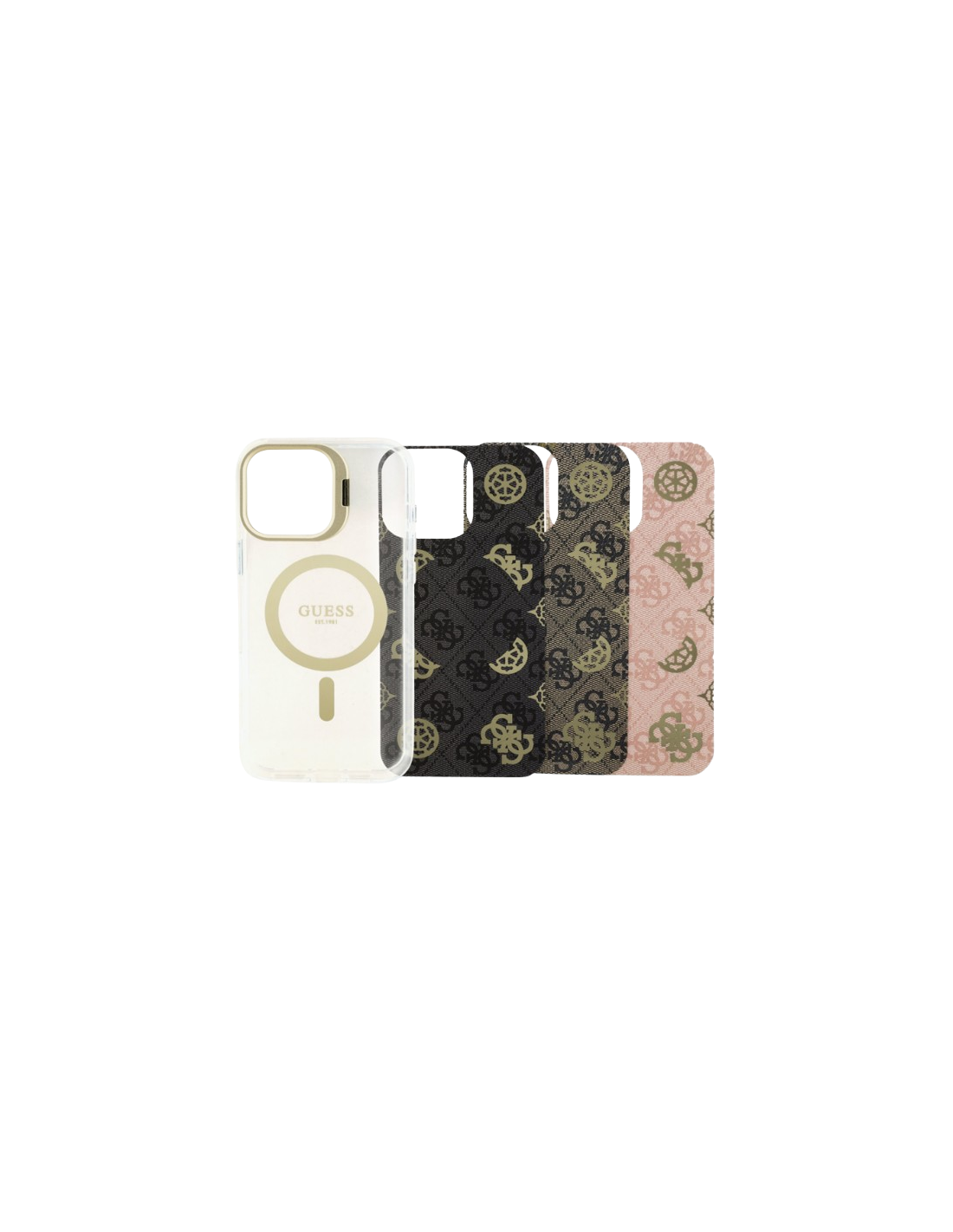 GUESS CARCASA MAGSAFE CON SOPORTE CAMARA COLORES INTERCAMBIABLES IPHONE 16 PRO MAX