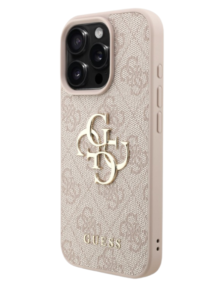 GUESS CARCASA CON CUERDA INCLUIDA ROSA IPHONE 16 PRO MAX