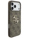 GUESS CARCASA MARRÓN CON LOGO IPHONE 17 PRO MAX