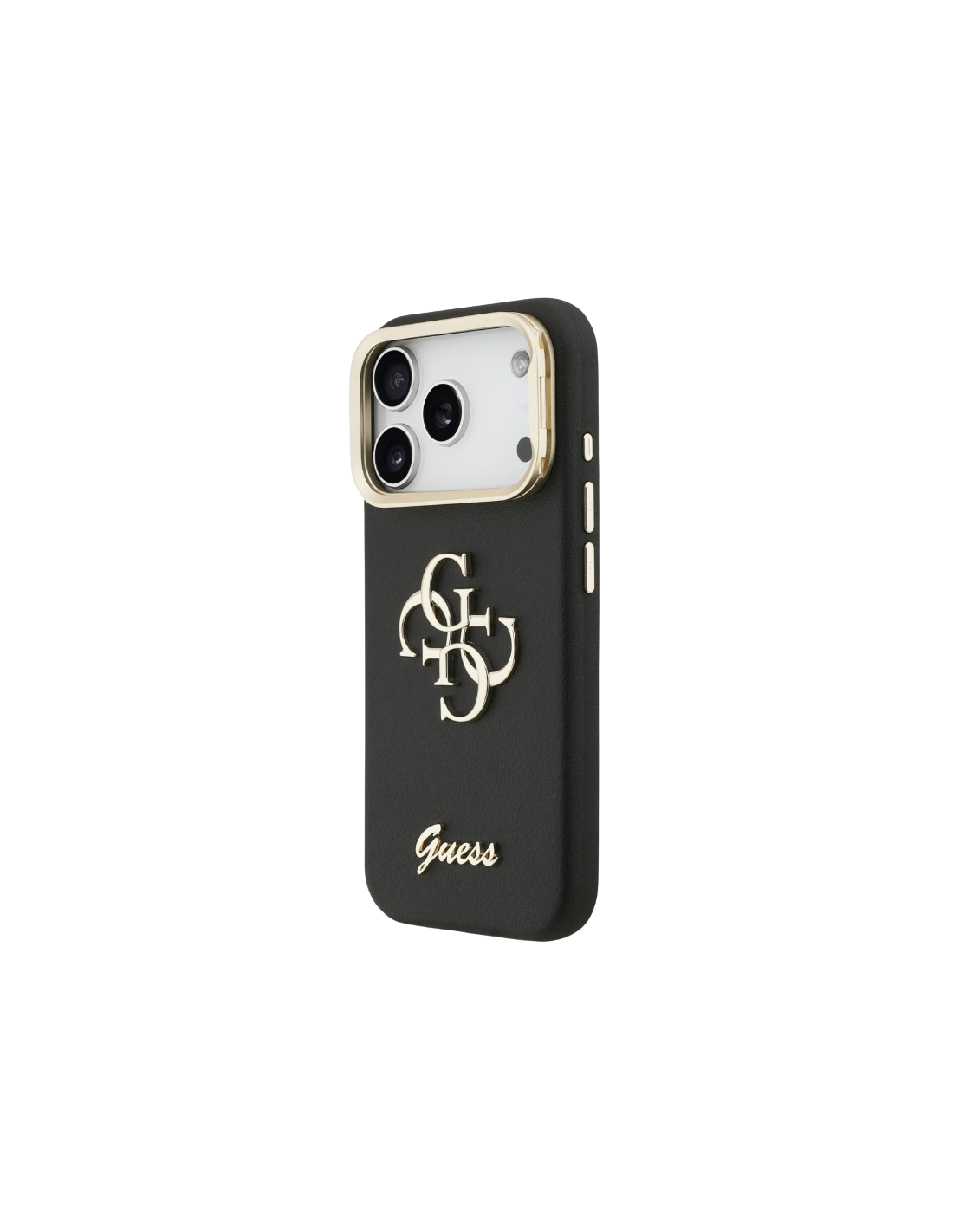 GUESS CARCASA CON SOPORTE EN LA CÁMARA NEGRA IPHONE 17 PRO MAX
