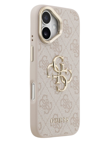 GUESS CARCASA CON SOPORTE EN LA CÁMARA ROSA IPHONE 17