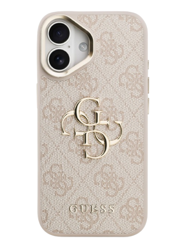 GUESS CARCASA CON SOPORTE EN LA CÁMARA ROSA IPHONE 17