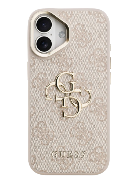 GUESS CARCASA CON SOPORTE EN LA CÁMARA ROSA IPHONE 17