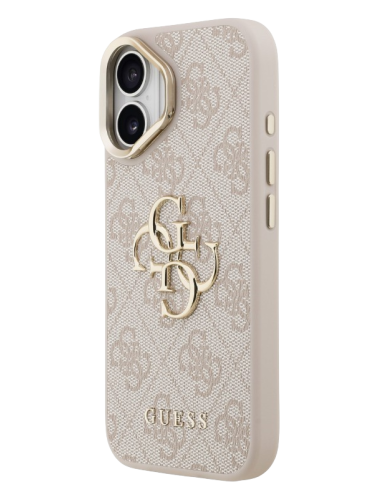 GUESS CARCASA CON SOPORTE EN LA CÁMARA ROSA IPHONE 17