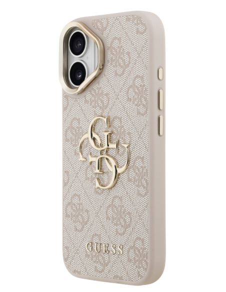 GUESS CARCASA CON SOPORTE EN LA CÁMARA ROSA IPHONE 17