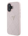 GUESS CARCASA ROSA TRIANGLE IPHONE 16