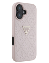 GUESS CARCASA ROSA TRIANGLE IPHONE 16
