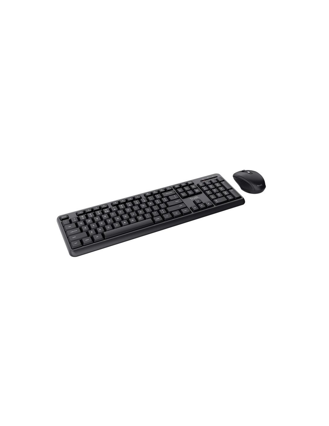 TECLADO + RATON TRUST TKM-360 WIRELESS SILENT BLACK
