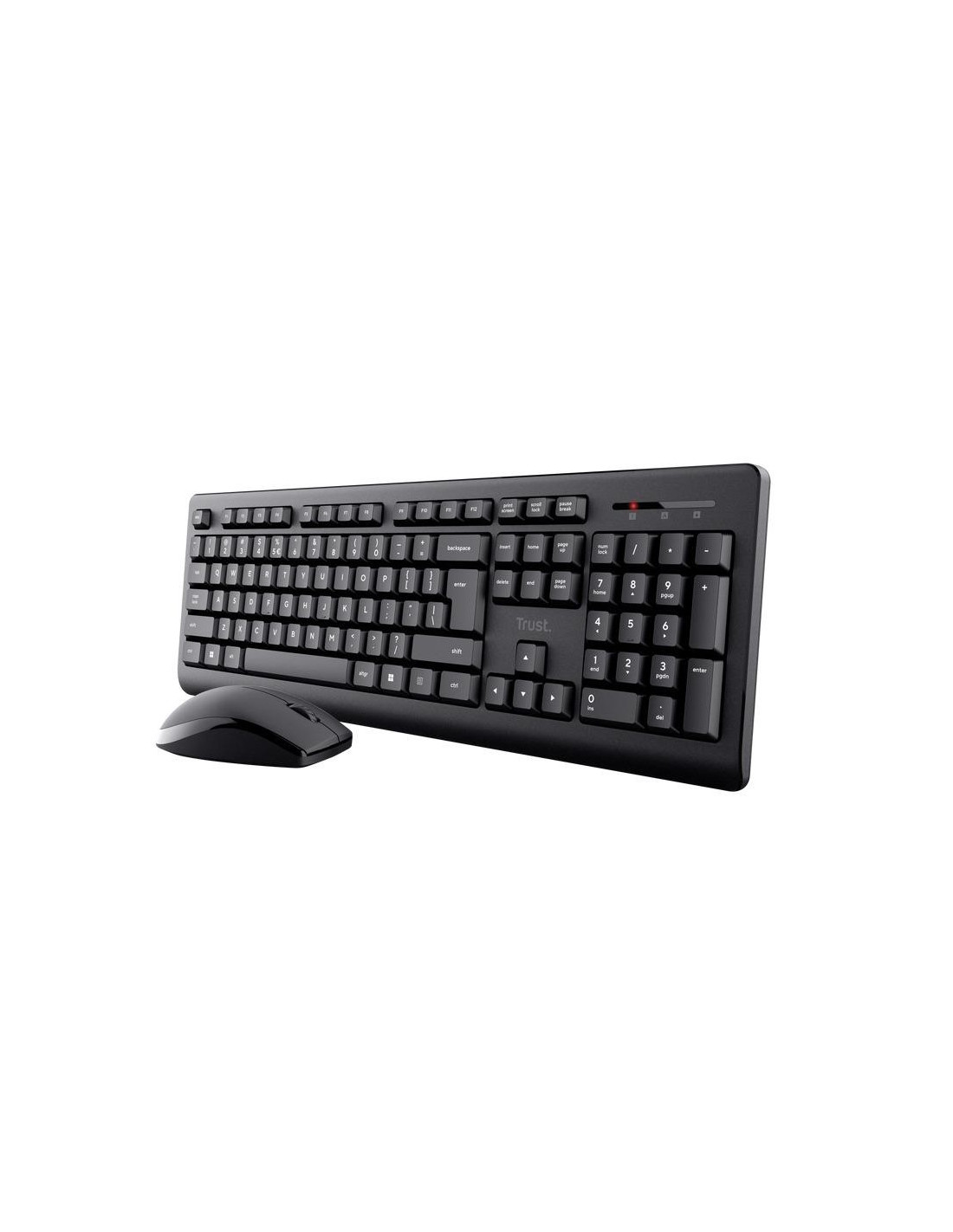 TECLADO + RATON TRUST PRIMO WIRELESS BLACK
