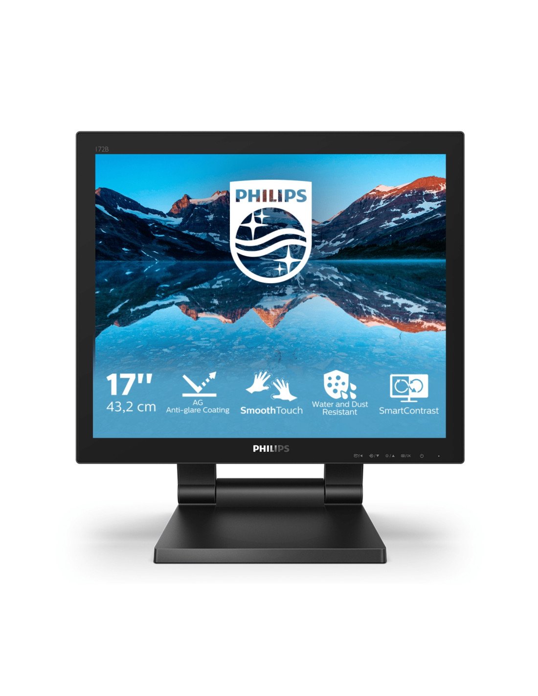 Philips 172B9TL/00 pantalla para PC 43,2 cm (17") 1280 x 1024 Pixeles Full HD LCD Pantalla táctil Negro