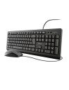 TECLADO+RATON USB TRUST TKM-250 SILENCIOSO Y REST A LIQUIDOS