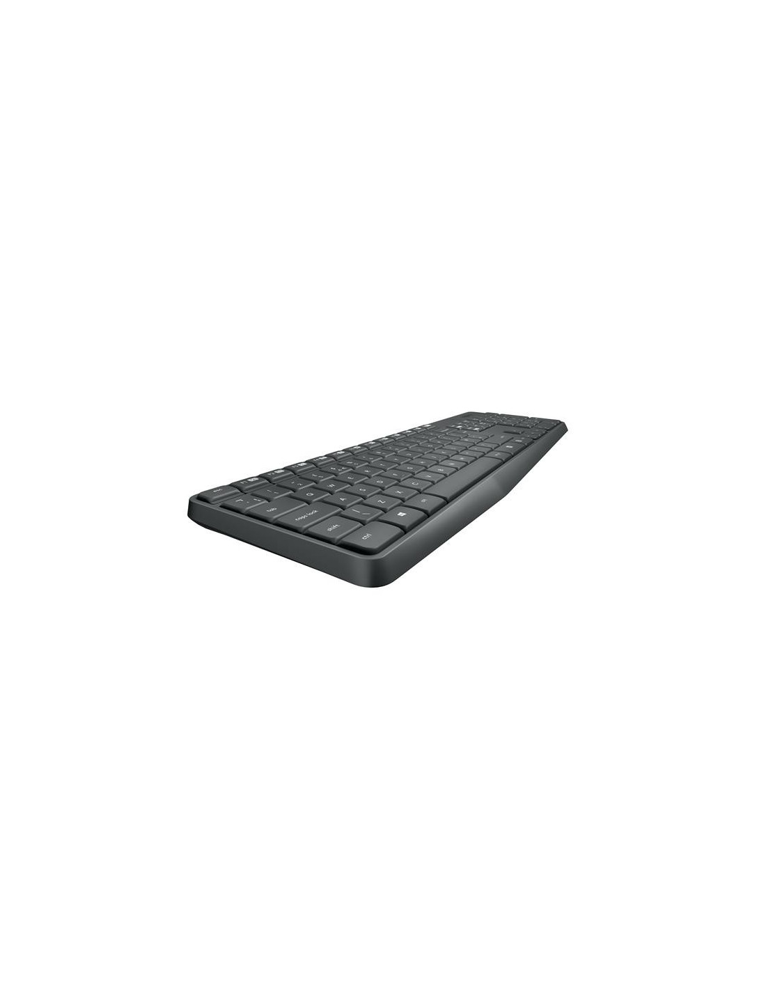 TECLADO + RATON LOGITECH MK235 WIRELESS BLACK