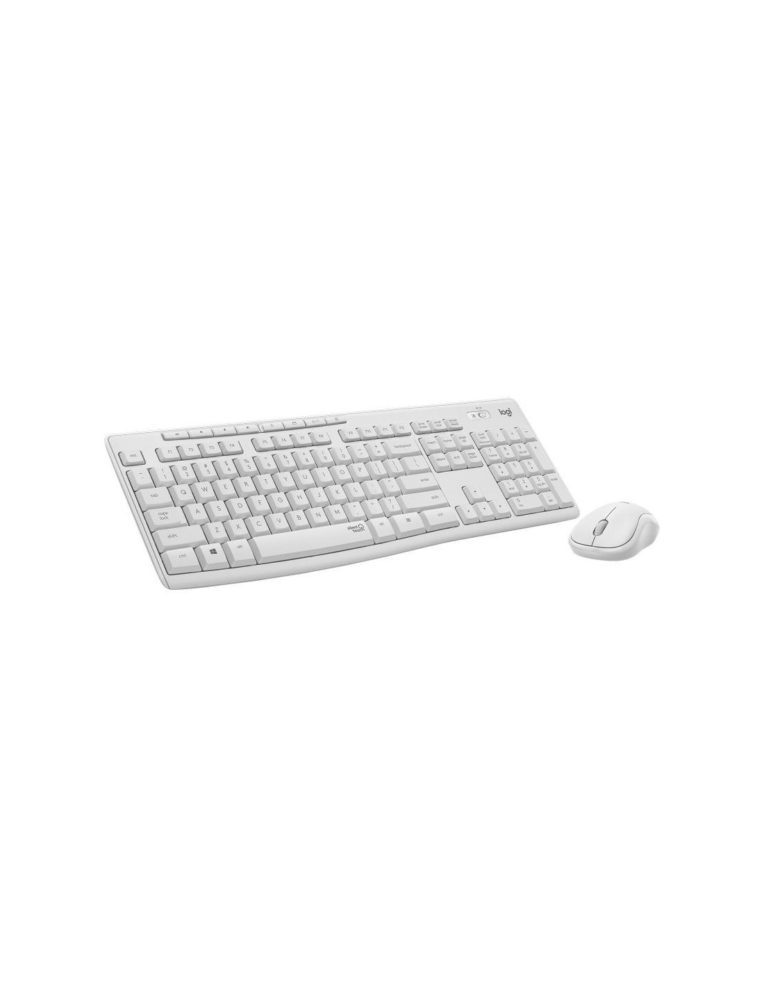 TECLADO + RATON LOGITECH MK295 WIRELESS WHITE
