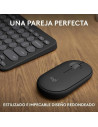 TECLADO + RATON LOGITECH PEBBLE 2 WIRELESS BLACK