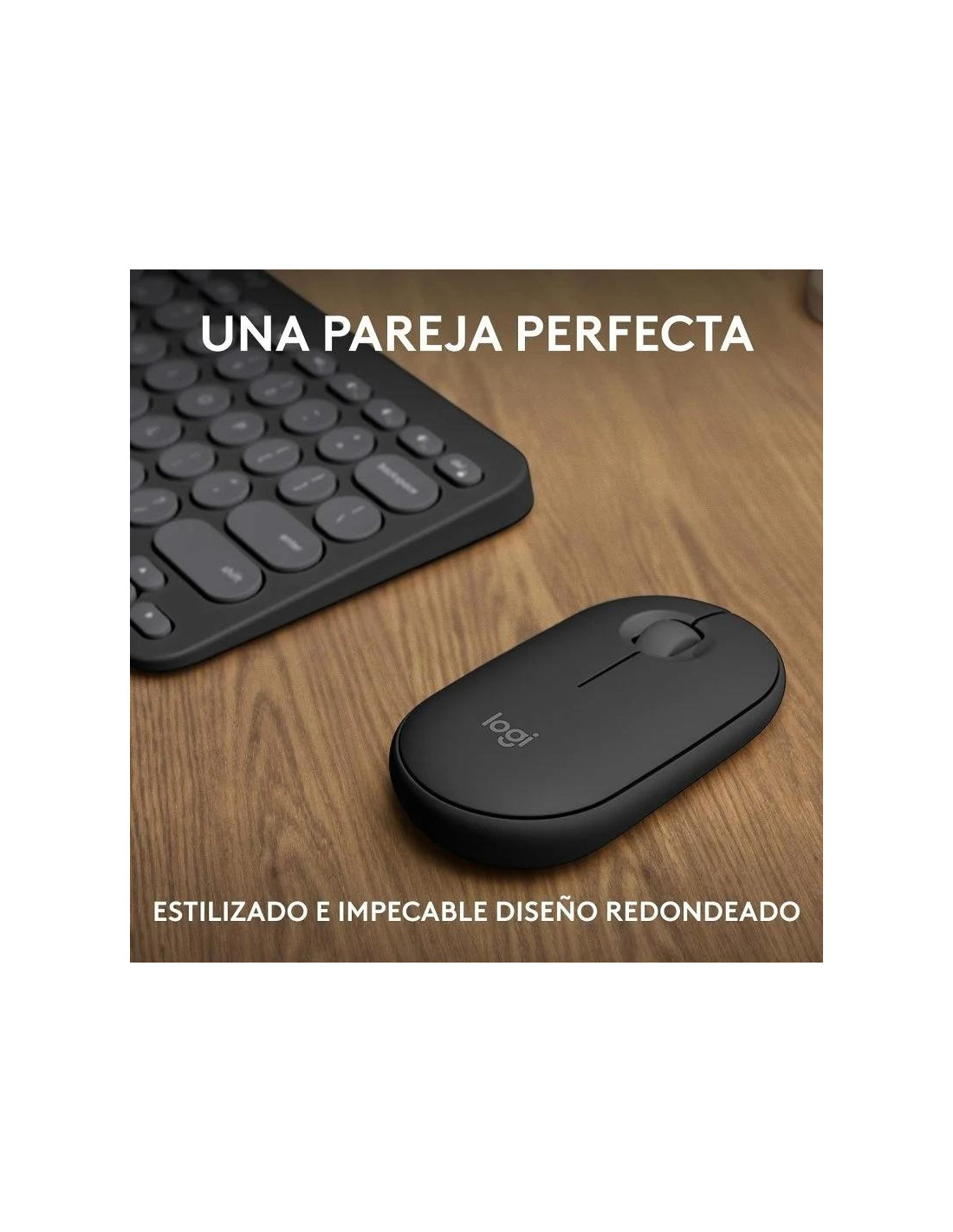TECLADO + RATON LOGITECH PEBBLE 2 WIRELESS BLACK