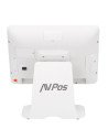 TPV AVPOS K5000 15 ALUMINIO TACTIL I7/8GB/SSD128/W11P WHITE 3YR GARANTIA