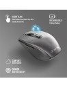 TECLADO + RATON NGS ECLIPSE SLIM SILENT WIRELESS BT MULTI RECARGABLE GREY