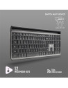 TECLADO + RATON NGS ECLIPSE SLIM SILENT WIRELESS BT MULTI RECARGABLE GREY