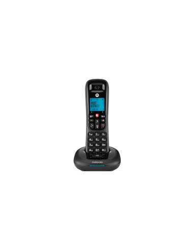 Motorola CD4001 Teléfono DECT Identificador de llamadas Negro