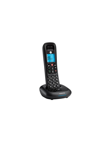 Motorola CD4001 Teléfono DECT Identificador de llamadas Negro