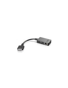 Lenovo 4X90J31060 cambiador de género para cable OneLink+ VGA/RJ45